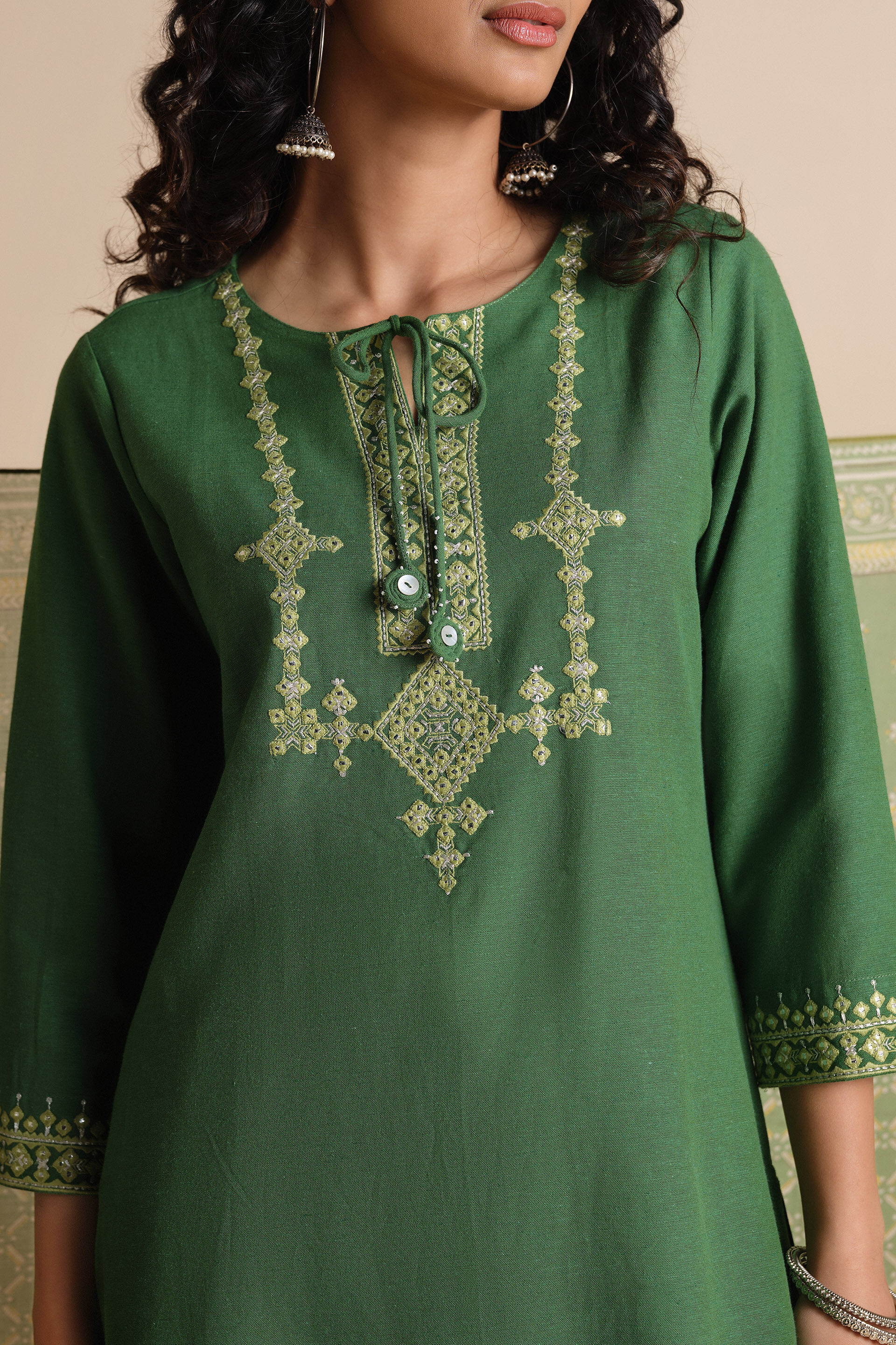 The Paan Kurta, Green, image 5